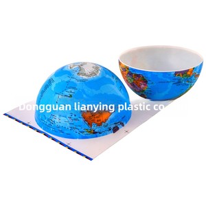 Esfera Flotante de Plástico Personalizable, Disponible en Tamaños de 4, 6 y 8 Pulgadas; Esfera Exterior Recubierta de Chapa con Mapa Impreso - Product Image 4