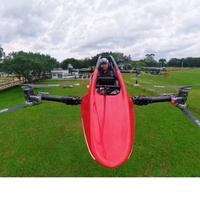 YIVTOL S ZERO Ultra, véhicule aérien monoplace, positionnement GPS, 40-55 minutes d'autonomie, charge utile nette de 120 kg, voiture volante en fibre de carbone pliable, 4K