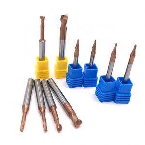 Fraiseuse CNC en acier tungstène solide résistant à l'usure avec revêtement TiAln jaune - Product Image 1