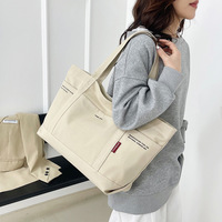 Bolsa de Playa Personalizada con Logotipo, Bolsa de Lona de Poliéster con Compartimentos y Bolsillo para Mujer, Venta al Por Mayor