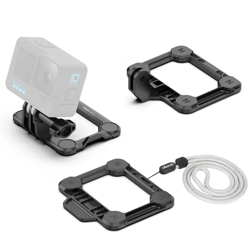 Ulanzi GP-16 magnetic quick release Bracket snap mount for GoPro 8 /9 /10 action camera cage DJI Osmo