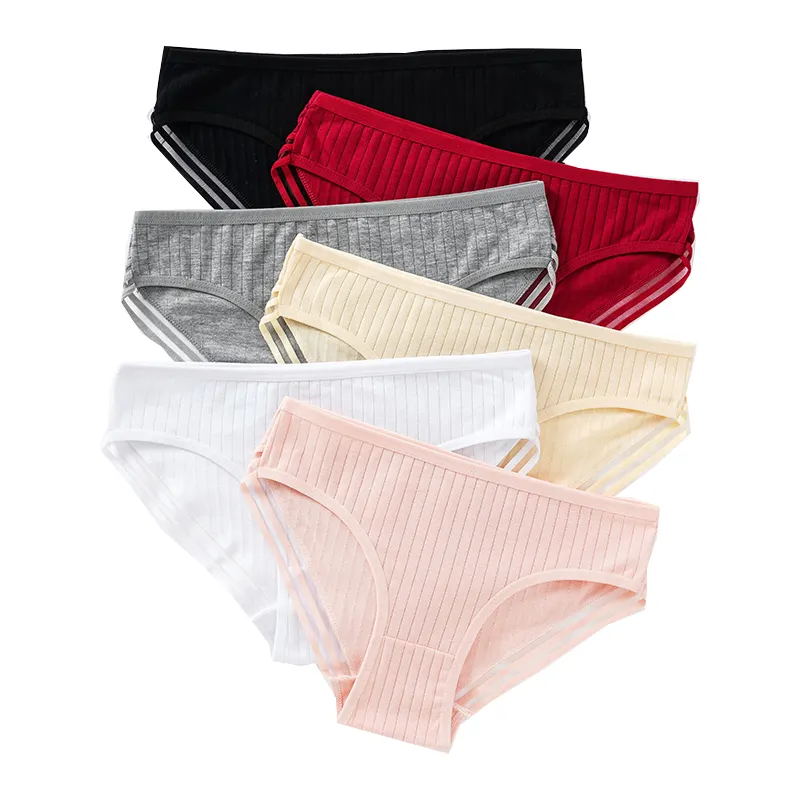 Grande qualidade mulher underwear cor sólida calcinha de algodão senhora calcinha madura elegante mulher calcinha macia senhora nádega cueca