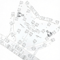 Substrato PCB in Fibra di Vetro per Fari LED, Circuito Stampato ad Alta Dissipazione di Calore per Luci Posteriori