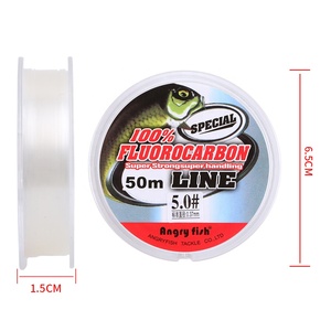 Angryfish Ingrosso Sottolinea da Pesca Galleggiante in Fluorocarbonio da 50m in Materiale Resistente in Fibra di Carbonio per Mare, Fiume e Lago - Product Image 4