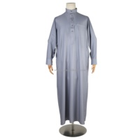 Mode Alharamain Gamis Kaftan Qatari Jubah Abaya Jalabya Thobe Ramadan Eid Vêtements musulmans traditionnels pour homme