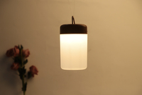 Lampe de nuit LED RGB colorée à intensité variable, contrôle tactile créatif, moderne, fonctionnant sur piles, lumière blanche chaude