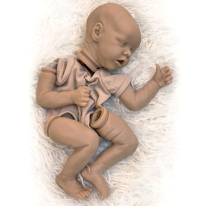 Kits de poupées <span class=keywords><strong>reborn</strong></span> jumelles de 17 pouces, Debbie et Deborah, avec corps en tissu, pièces non peintes, accessoires vierges à faire soi-même - Product Image 5