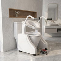 Rehausseur de siège de toilette pour personnes âgées et handicapées – Aide à la mobilité pour la salle de bain à domicile