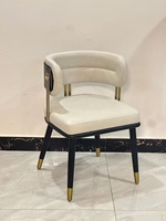 Chaise de salle à manger moderne Purelyfeel en bois, revêtement en similicuir, dossier ergonomique, écologique, non pliable, pour usage domestique et commercial