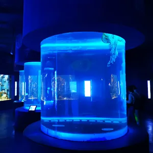 Sıcak satış son model şeffaf büyük akrilik akvaryum balık tankı büyük akrilik
