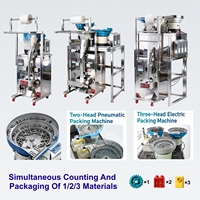 Machine d'emballage continue à détection infrarouge pour petits composants, personnalisée pour matériaux non standard, avec fonction de comptage et d'emballage en sachets