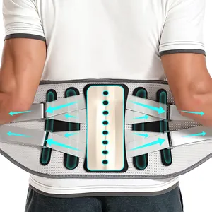 YOUJIETG Factory Price Men Women Adjustable Working Removable Splint Lombaire Back Pain Waist Back Brace Lumbar Support