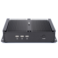 VENOEN Mini PC industriel sans ventilateur Intel Core I5 8250U I7 8550U Barebone Ordinateur embarqué 4xRS232 Realtek 1000M LAN HD Graphics