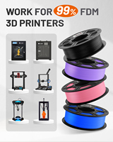 Filament CoLiDo PLA Pro 1KG 1.75mm, filament PLA Plus pour imprimante 3D FDM, matériaux d'impression 3D, 1 pièce, noir