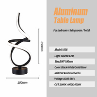 Lampe de table LED moderne et personnalisée pour la maison salon chambre restaurant hôtel abat-jour en métal prix d'usine pour l'éclairage de décoration