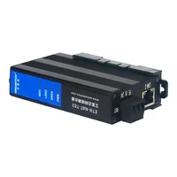 Acoplador de Red AMSAMOTION para PLC, Aislamiento Interseguimiento de Redes, Traducción de Direcciones IP, Modelo NAT de 4 Vías ETH-NAT-T03 (ABS/PVC)