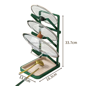 Portatapenne in ferro <span class=keywords><strong>oro</strong></span> con vassoio di scarico portabagagli portaoggetti per uso cucina utensili da cucina - Product Image 3