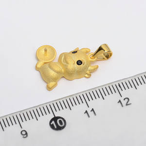 Colgante de Plata S925 con Forma de Cabeza de Mujer, Bandeja Vacía para Perlas de 7-9 mm, Accesorios de Joyería DIY, Semi-Acabado 3959, para la Creación de Joyería del Zodiaco - Product Image 2