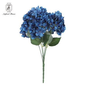 DKB Orange Artificial Hydrangea Flower Silk Wedding Centerpiece <b>for</b> Home Party <b>Decoration</b> - Product Image 5