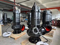 Pompa Lumpur Vertikal Berkualitas Tinggi WQ Wholesale 6 Inch, Pompa Lumpur Lumpur Limbah Submersible Listrik Berbahan Paduan Krom Tinggi