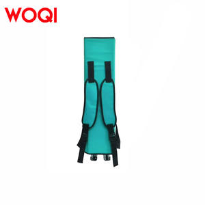 Chaise de plage pliable portable Woqi avec auvent en polyester, double siège, pour camping et pêche, couleur personnalisable - Product Image 2