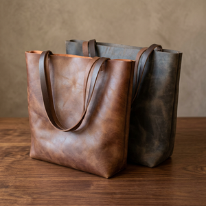 Natural Cow Leather Genuine Quality Womens Casual Handbags Clutch Two <b>Straps</b> Zipper Closure Waterproof Removable <b>Shoulder</b> <b>Strap</b> - Product Image 1