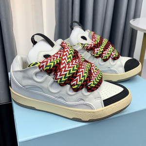 Scarpe da Skateboard Retrò di Alta Qualità per <span class=keywords><strong>Uomo</strong></span>, <span class=keywords><strong>Sneakers</strong></span> in <span class=keywords><strong>Pelle</strong></span> LANV con Lingua Spessa e Abbinamenti Colorati - Product Image 4