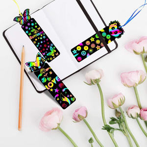 Menyenangkan Unisex seni goresan kerajinan kertas untuk anak-anak 2-4 tahun pelangi sketsa untuk anak-anak gambar dan lukisan - Product Image 2