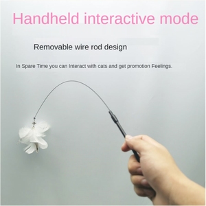 ของเล่นแมวแบบดูดติดพื้นพร้อมขนนก - Product Image 2