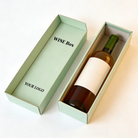 Boîte d'emballage pour vin en papier kraft ondulé haut de gamme personnalisable, portable, différentes tailles pour bouteilles de vin et d'eau