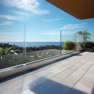 Vendita calda in lega di alluminio ringhiera di vetro recinzione ringhiera del balcone disegni - Product Image 3