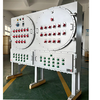 Armoire de commande industrielle PLC antidéflagrante, panneau de distribution électrique extérieur de 0,8 mm d'épaisseur, couvercle d'instrumentation 380V 6