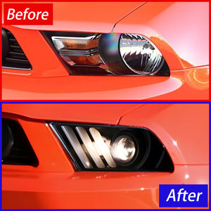 Pour <span class=keywords><strong>Ford</strong></span> <span class=keywords><strong>Mustang</strong></span> 2010-2014 LED Auto Phares Assemblage 100W Voiture Avant Lampes avec Clignotant Projecteur Lentille Nouvel État Accès - Product Image 2