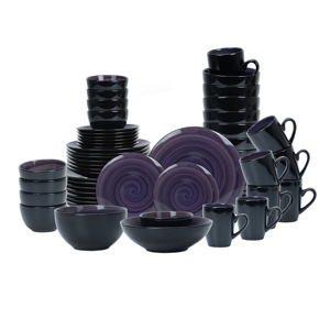 Semtember Promotion Round Kitchen Bowls Set Ceramic Steak Dessert Salad Plate Exquisite Unique Design <b>Dinnerware</b> Set Festivals - Product Image 1