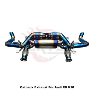 ระบบท่อไอเสียแบบ Catback วาล์วควบคุม Vortex Blue Titanium สำหรับ Audi R8 4S V10 Performance Coupe Spyder ปี 2024-2025 ชุดแต่งแบบติดตั้งได้โดยตรง - Product Image 2
