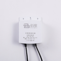 BAIWEI 12V 2A adaptateur secteur à découpage ABS & PC matériel connexion enfichable ROHS certifié 50/60Hz fréquence 12V/2A sortie