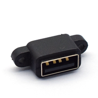 원스톱 구매 USB AF-180도 4핀 타입 A 암 커넥터 소켓 방수 IPX5 맞춤 제작 지원