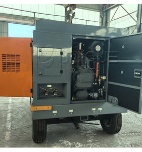 Moteur diesel 18bar 20bar Compresseur d'air portable à vis à faible bruit Économie d'énergie pour le forage de puits d'eau - Product Image 5