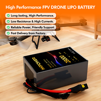 Batterie de drone 51,8 V 14S 28000 mAh, taux de décharge 10C, batterie au lithium solide pour hélicoptère avec connecteur XT60