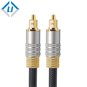 Toslink-<span class=keywords><strong>Cable</strong></span> óptico/<span class=keywords><strong>Cable</strong></span> de <span class=keywords><strong>Audio</strong></span> óptico Digital, 6 pies con conectores de Metal y chaqueta trenzada - Product Image 1