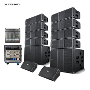 XunGuan Altavoz de Línea de Dos Vías Pasivo de 10 Pulgadas, Sistema de Sonido de Monitor de 15 Pulgadas, Altavoz Profesional de Audio PA para Conciertos y Escenarios al Aire Libre - Product Image 1