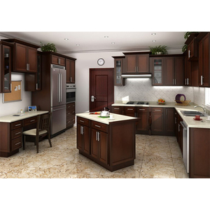 Set di Mobili da <span class=keywords><strong>Cucina</strong></span> in Legno Massello su Misura per Decorazione di Cucine di Piccole Dimensioni - Product Image 5