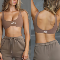 Soutien-gorge de sport MIQI pour femme, respirant, à compression élevée, idéal pour le yoga - Matière Spandex/Nylon