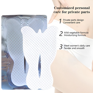 Maschera Yoni in Idrogel a Forma di T con Etichetta Privata, Cura Intima Femminile, Maschera Lenitiva e Idratante per la Zona Bikini - Product Image 1