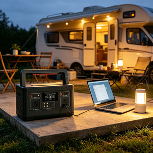 Station d'alimentation solaire compacte 500W 520Wh pour le camping en overlanding aux États-Unis, le boondocking, les camping-cars hors réseau et la sauvegarde à domicile - Product Image 1