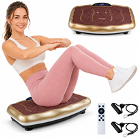 Plateforme vibrante Crazy Fit Massage Fitness Power Body Sculpting 2 en 1 pour exercices de musculation
