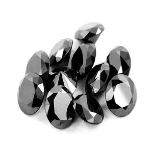 ナチュラルルーズダイヤモンド1.25カラット & 6.80MM AA QUALITY FANCY BLACK LOOSE DIAMOND