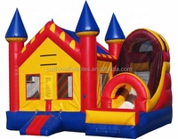 Château gonflable mobile avec toboggan château gonflable pour enfants en vente