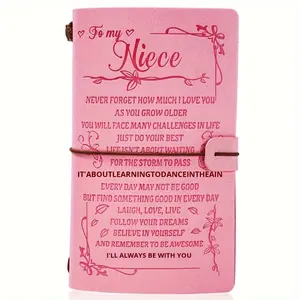 <span class=keywords><strong>Cuaderno</strong></span> planificador de tapa dura Rosa 136 Combinación libre de escritura 100 ranura para tarjeta bolsa de almacenamiento de cuero para <span class=keywords><strong>Amazon</strong></span> Cross-Border Hot - Product Image 3