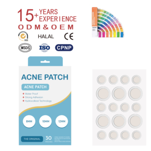 Patchs anti-acné invisibles ultra-fins à bordure scellée, marque privée OEM, pour peaux sensibles - Product Image 1